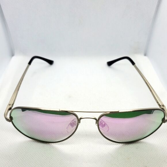 Miaier Silver Aviator Sunglasses - Picture 1 of 11